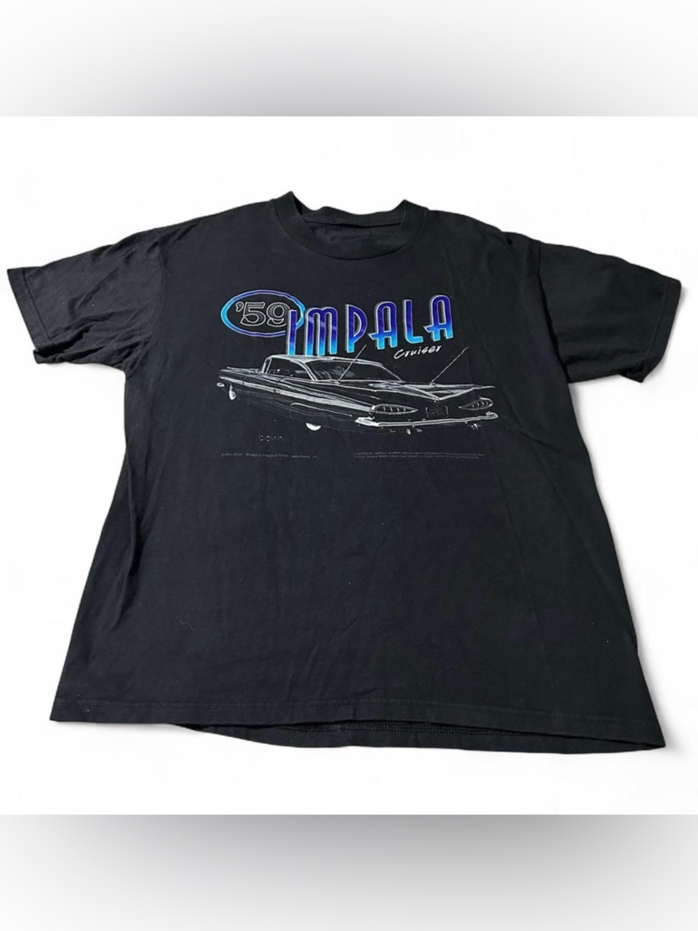 Vintage 90s ‘59 Chevy Impala Classic Car Shirt Size Medium